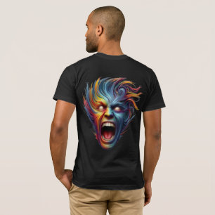 Rainbow Scream: Psychedelic Emotional Release T-Shirt