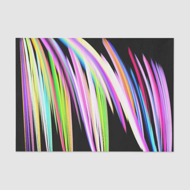 Rainbow Scribble Tissue Paper (Front)