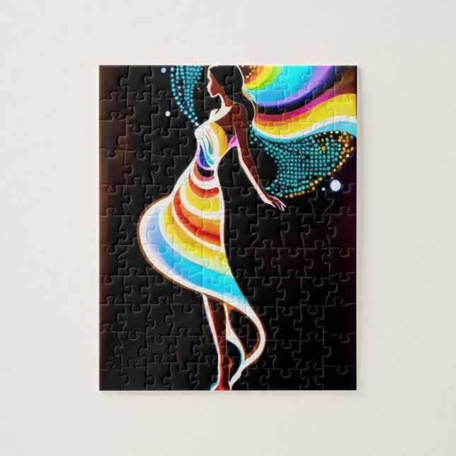 Rainbow serenity Puzzle (Vertical)