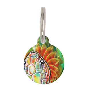 Rainbow Serpant  Pet Tag