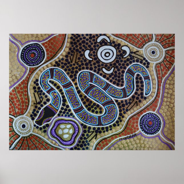 Rainbow Serpent Poster (Front)