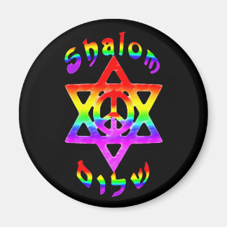 Rainbow Shalom Magnets
