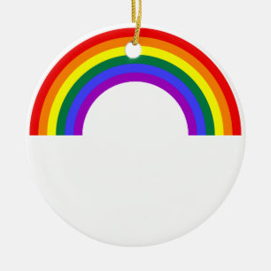 Rainbow Shape Ceramic Tree Decoration