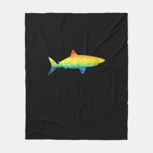 Rainbow Shark Gay Pride Flag LGBT LGBTQ Tank Top Fleece Blanket