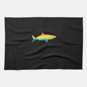 Rainbow Shark Gay Pride Flag LGBT LGBTQ Tank Top Tea Towel