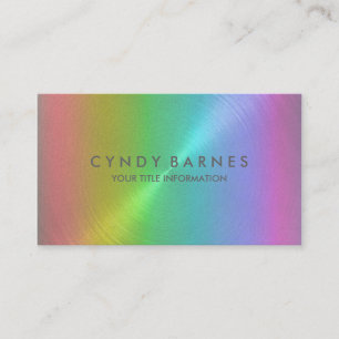 Rainbow Sheen Business Card