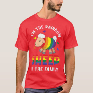 Rainbow Sheep Family Gay Pride LGBTQ LGBT Pride Mo T-Shirt