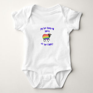 Rainbow Sheep of the Family Baby Bodysuit