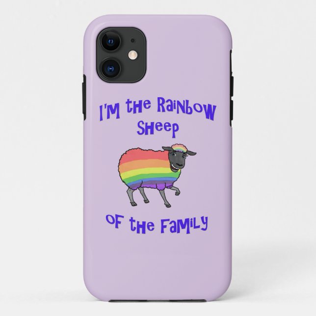 Rainbow Sheep of the Family Case-Mate iPhone Case (Back)