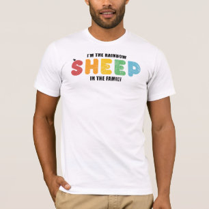 Rainbow Sheep Of The Family Gay Pride LGBT T-Shirt
