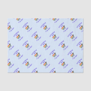 Rainbow Sheep of the Family Tissue Paper