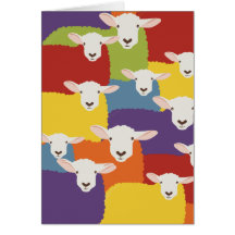 Rainbow | Sheep | overlapping design