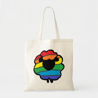 Rainbow Sheep Tote Bag