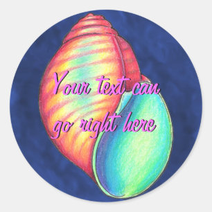 Rainbow Shell Stickers
