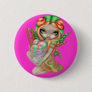 "Rainbow Sherbet Fairy" Button