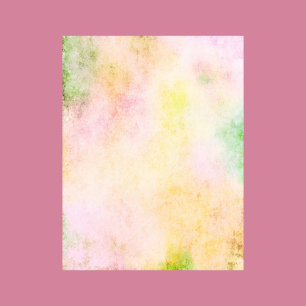 Rainbow Sherbet Scrapbook Paper