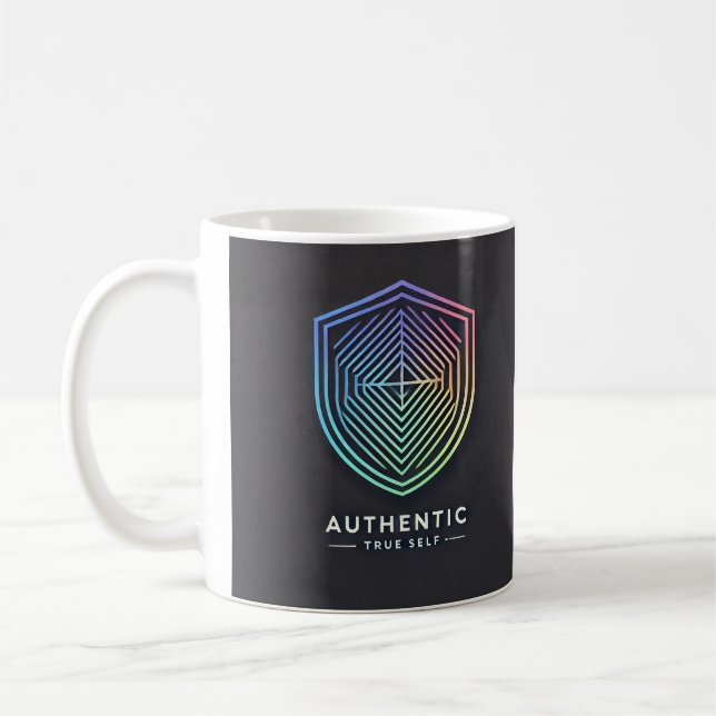 Rainbow Shield Mug (Left)