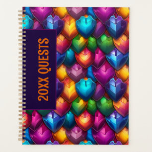Rainbow Shields MMORPG Themed Planner