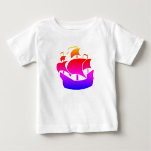 Rainbow ship baby T-Shirt