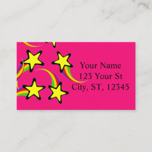 Rainbow Shooting Stars Thunder_Cove   Business Card