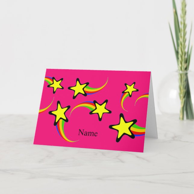 Rainbow Shooting Stars Thunder_Cove   Card (Front)