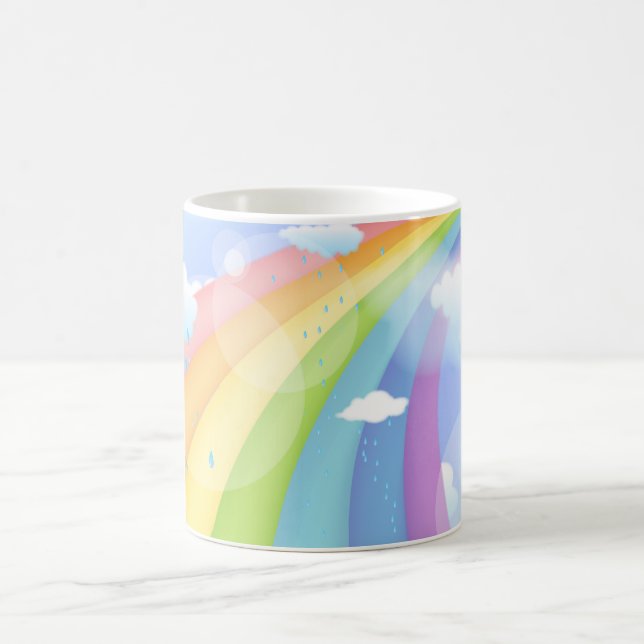 Rainbow Shower Coffee Mug (Center)