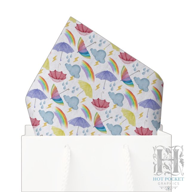 Rainbow Showers Tissue Paper (Creator Uploaded)