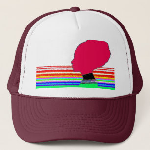 Rainbow Silhouette – Pop Art Trucker Cap