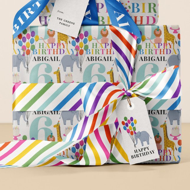 Rainbow Skinny Stripe Pattern Satin Ribbon (Creator Uploaded)