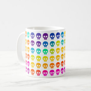 Rainbow Skull Fun Coffee Mug