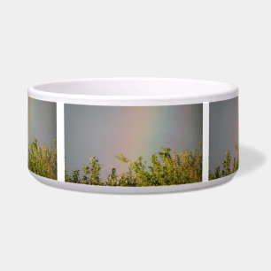 Rainbow Sky Dog Bowl