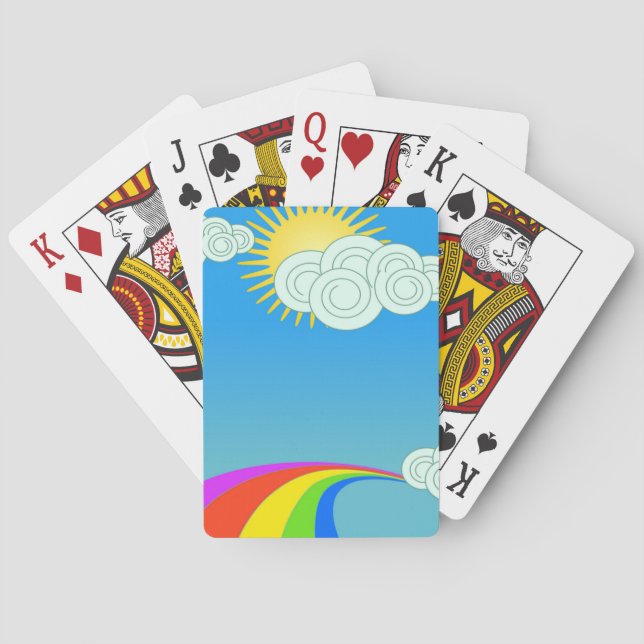 RAINBOW SKY PLAYING CARDS (Back)