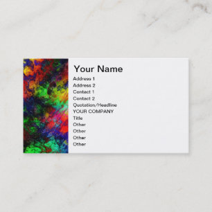 Rainbow Slime Business Card