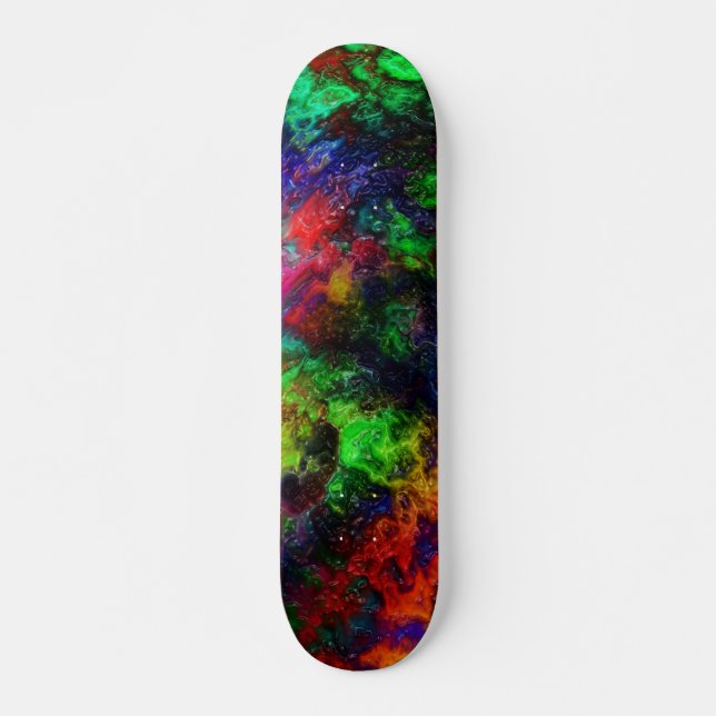 Rainbow Slime Skateboard (Front)