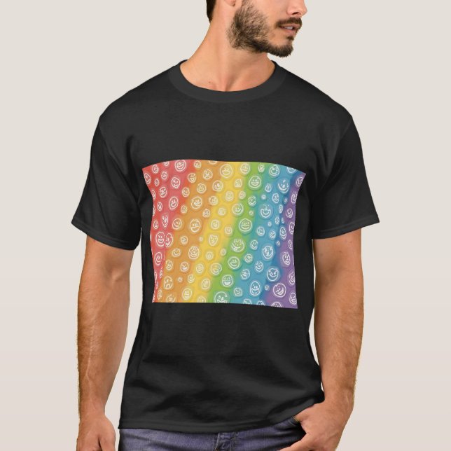 Rainbow Smile Energy T-Shirt (Front)