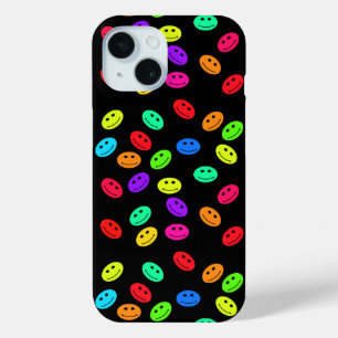 Rainbow Smile Faces iPhone 15 Case