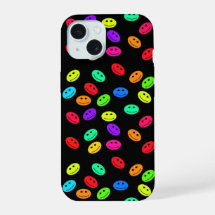 Rainbow Smile Faces iPhone 15 Case