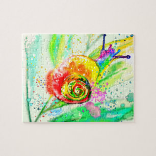 Rainbow Snail  - Jigsaw Puzzle