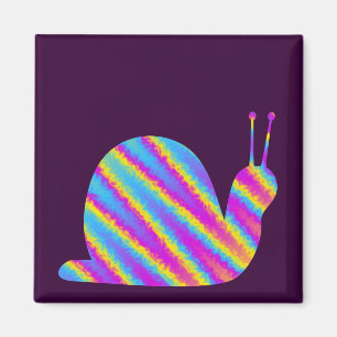 rainbow snail magnet