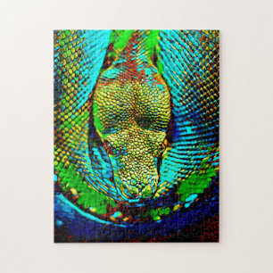 Rainbow Snake Jigsaw Puzzle