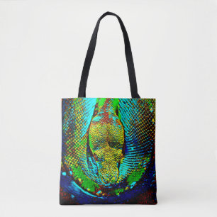 Rainbow Snake Tote Bag