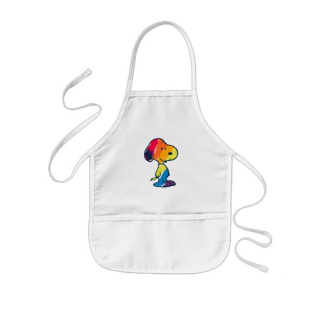 Rainbow Snoopy Kids Apron (Front)