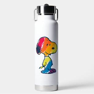 Rainbow Snoopy Water Bottle
