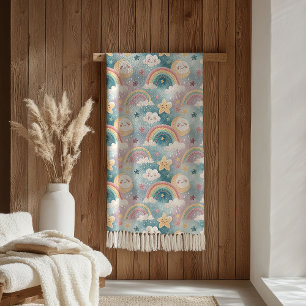 Rainbow Snuggle Blanket Soft Gift for Young Hearts