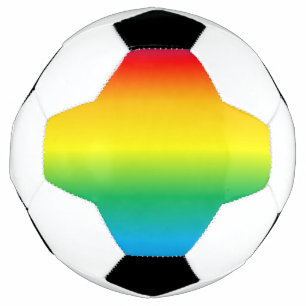 rainbow soccer ball
