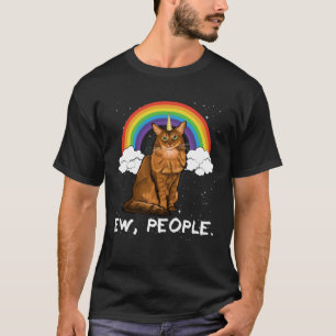 Rainbow Somali Ew People Unicorn Cat T-Shirt