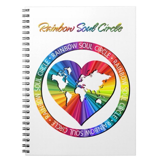 Rainbow Soul Circle Notebook (Front)