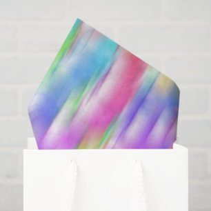Rainbow sparkle bubbles tissue paper