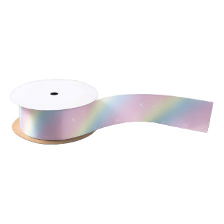 Rainbow Sparkle Dreams Ribbon Satin Ribbon