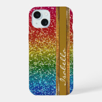 Rainbow Sparkle Glitter, Personalised with Name